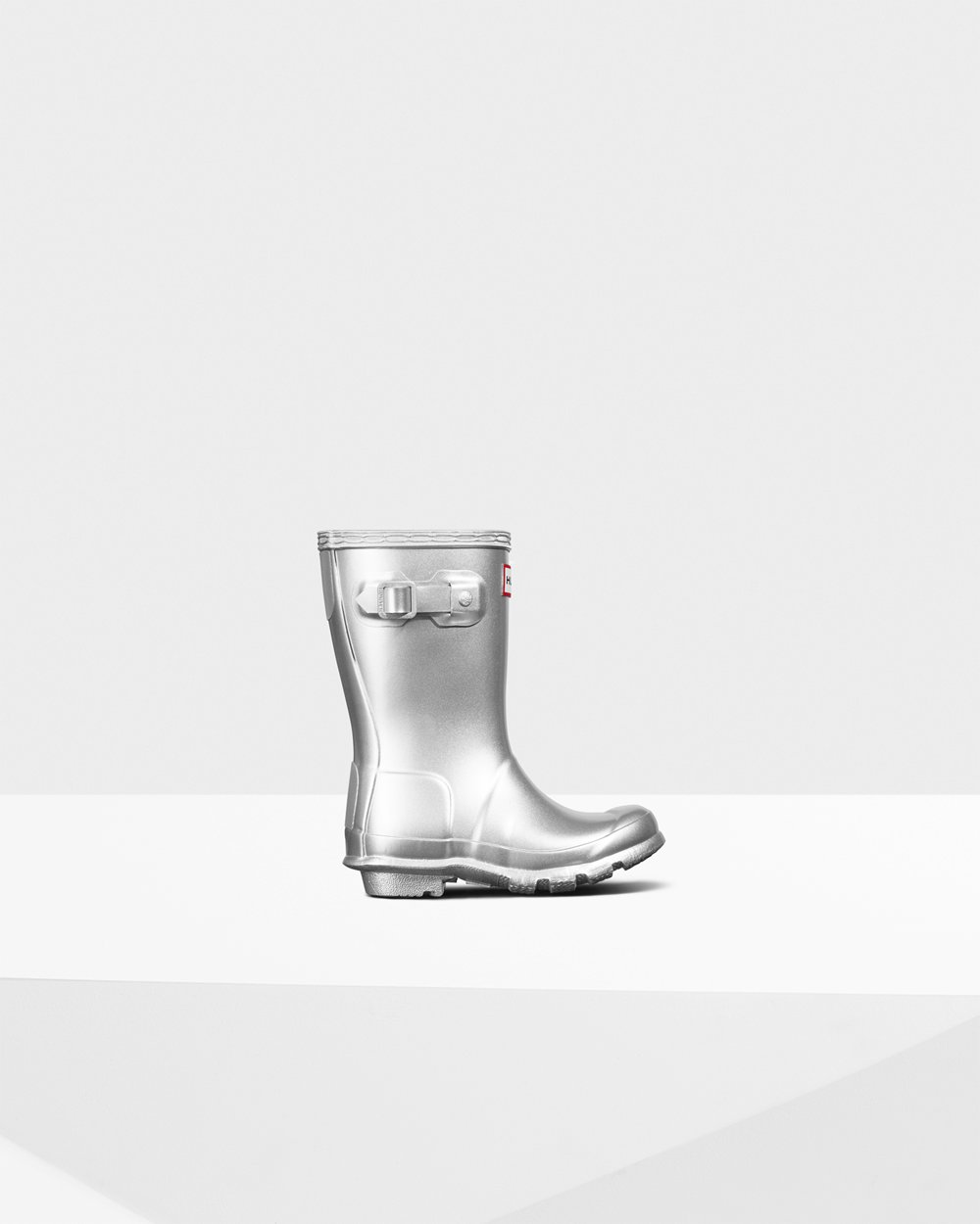 Galochas Hunter Criança Prateadas - Original Little Metallic - 28SGOJERL